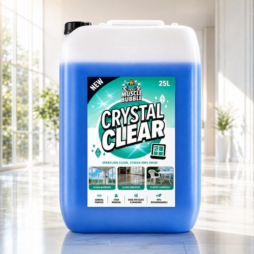 Crystal clear 25l window glass - clear,