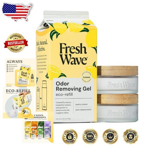 Odor eliminator gel - gel, lemon